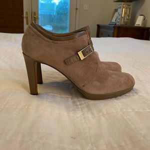 Women's Suede Ankle Booties, Size 8